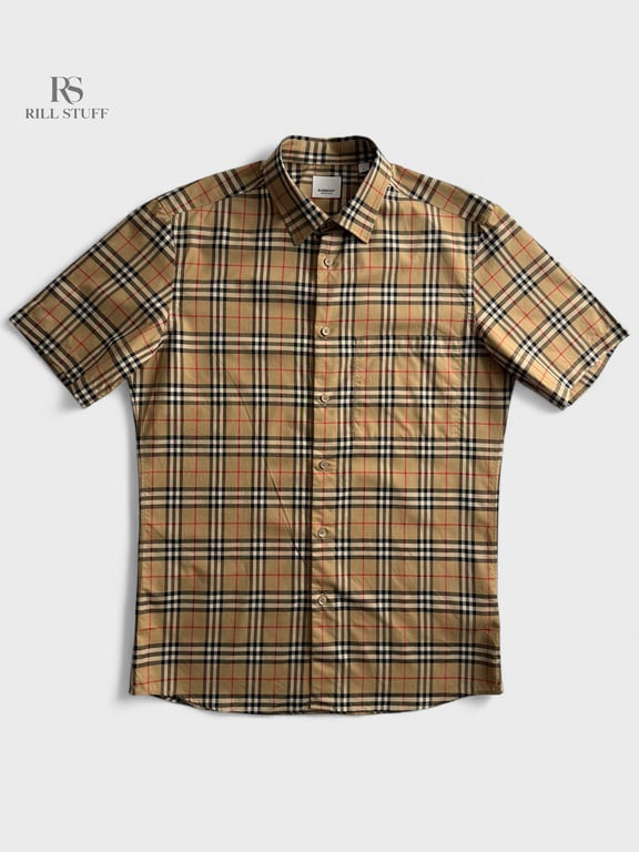 Рубашка Burberry Check Cotton Shirt