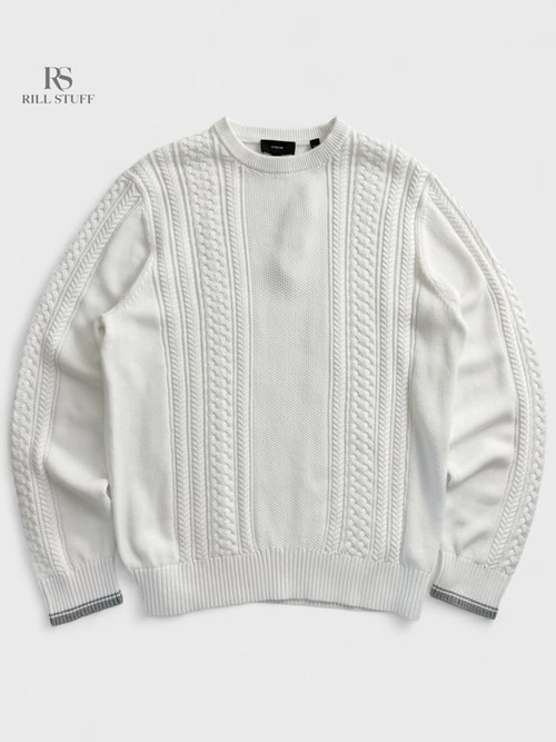 Свитер Vince Cable Knit Sweater 'White'