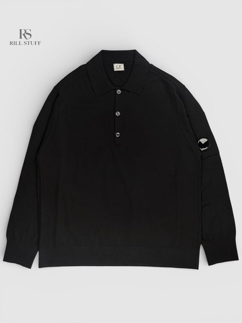 Джемпер C.P. Company Extrafine Merino Wool Polo Sweater