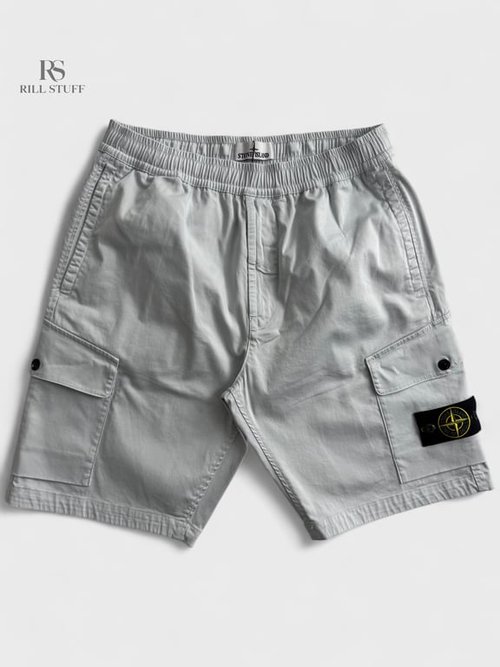 Шорты Stone Island Organic Stretch Cotton 