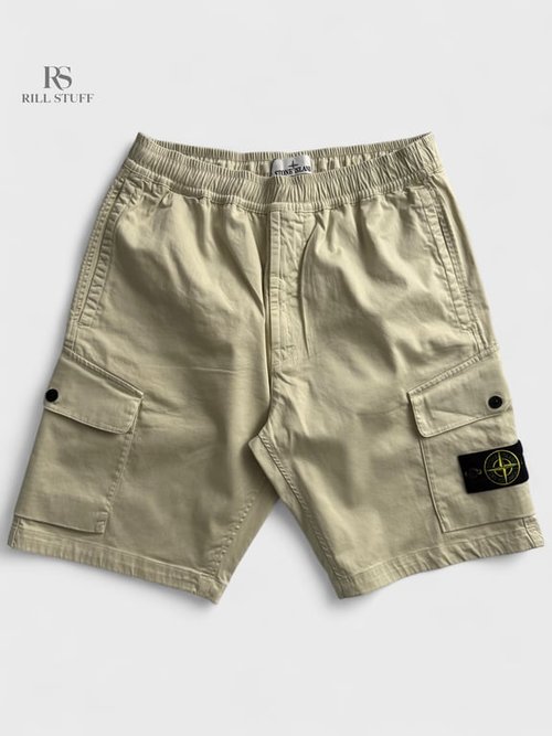 Шорты Stone Island Organic Stretch Cotton 
