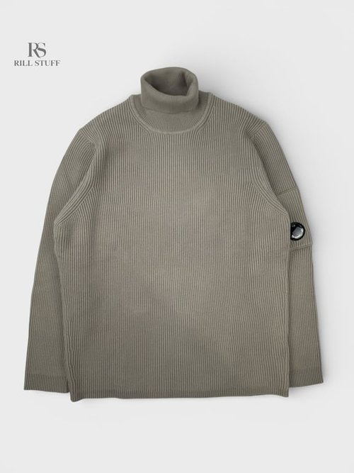 C.P. Company Full Ribbed Turtleneck 'Grey'