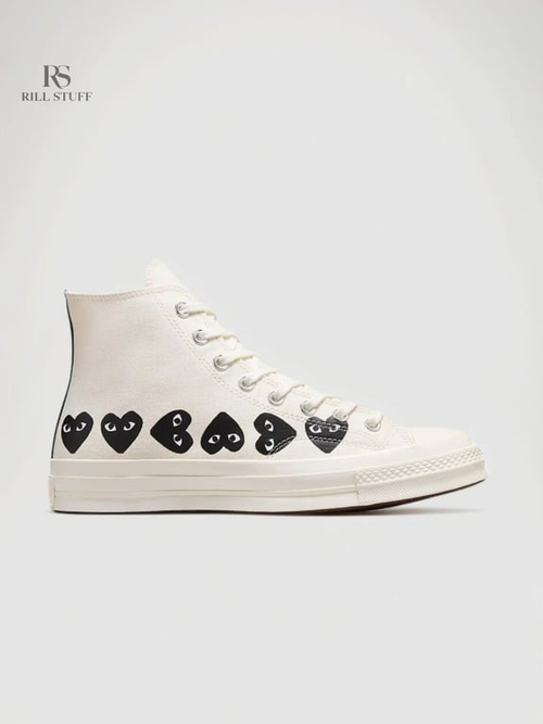 Кеды Converse x Comme des Garçons PLAY Chuck 70 Hi 'Multi Heart'