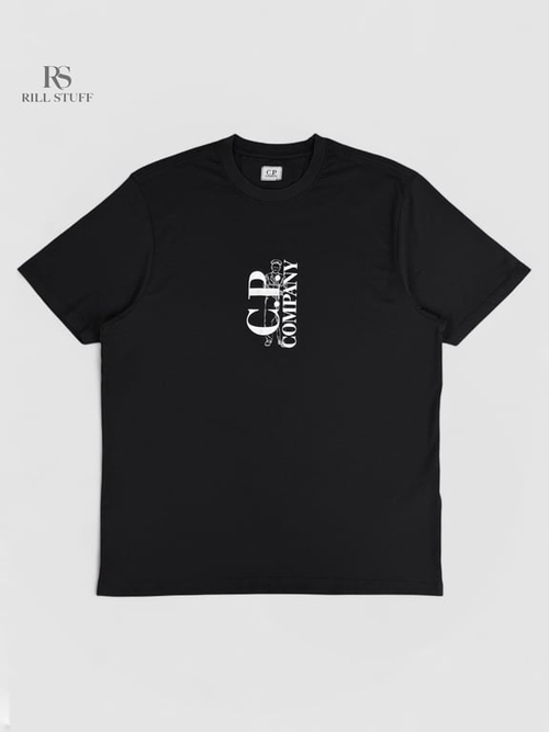 Футболка C.P. Company 30/1 Jersey Vertical Logo T-Shirt