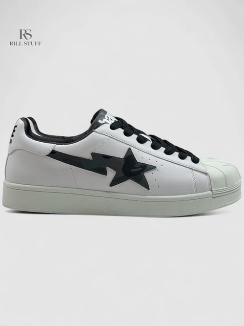 Кроссовки Bape Skull STA Leather Sneakers