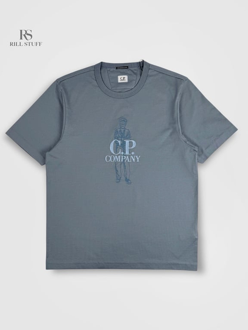 Футболка C.P. Company 30/2 Mercerized Jersey Twisted British Sailor