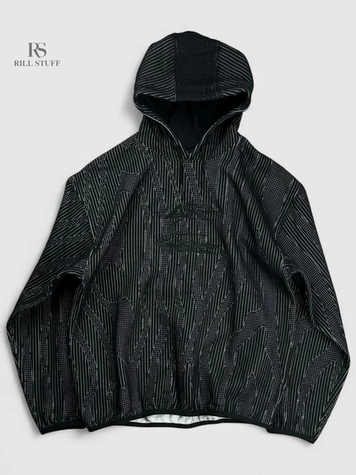 Худи Off White x Nike Pattern Graphic Logo Hoodie 'Black'