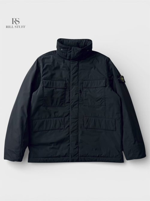 Утепленная куртка Stone Island Padded Field Jacket Micro Twill 'Navy'