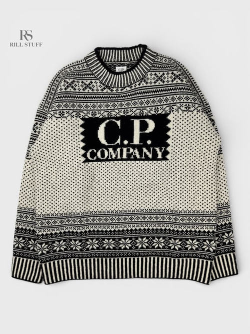 Свитер C.P. Company Wool Jacquard Logo Knit