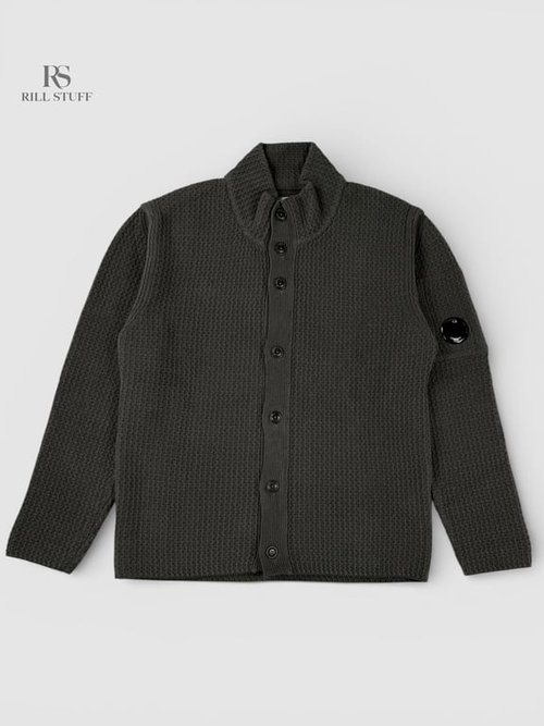 C.P. Company Chenille Cotton Goggle Cardigan