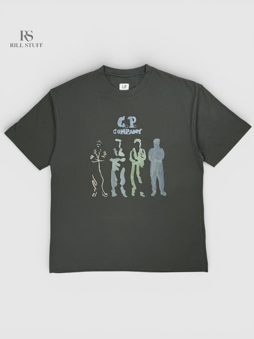 Футболка C.P. Company 30/1 Jersey Logo T-Shirt