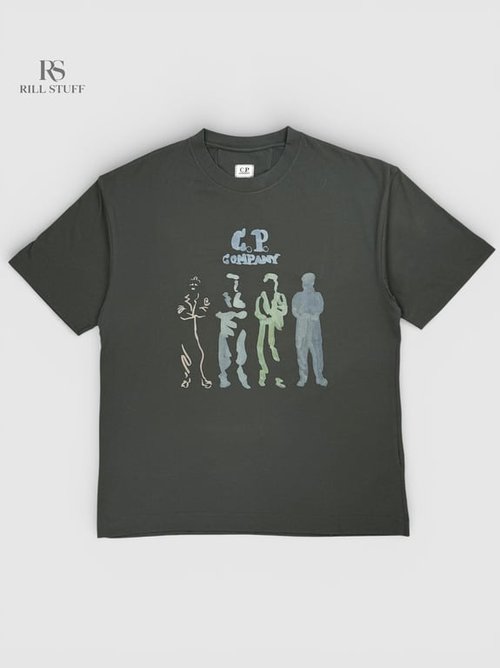 Футболка C.P. Company 30/1 Jersey Logo T-Shirt