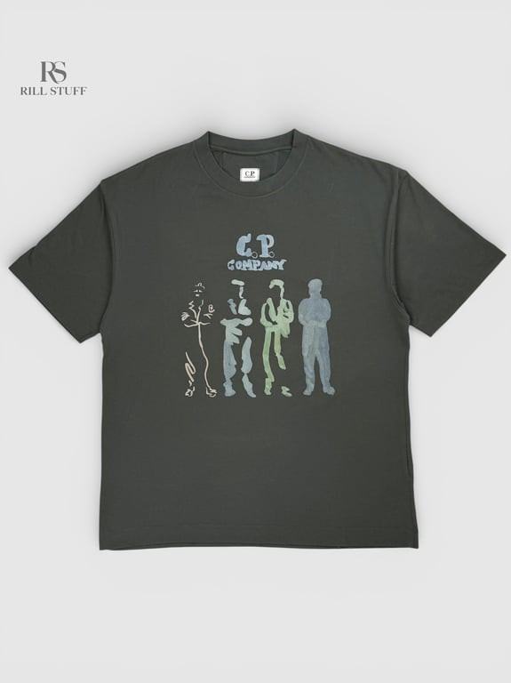 Футболка C.P. Company 30/1 Jersey Logo T-Shirt