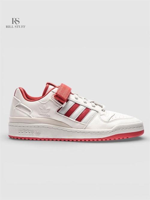 Кроссовки Adidas Forum Low Shoes 'Chalk White / White Tint / Crew Red'