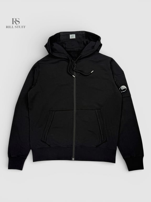 Худи на замке C.P. Company Light Fleece Hooded Full Zip Sweatshirt