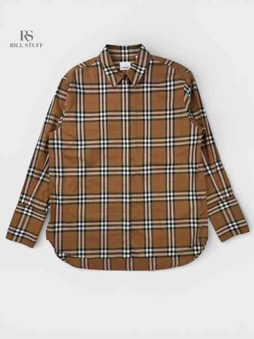 Рубашка Burberry Check Cotton Shirt