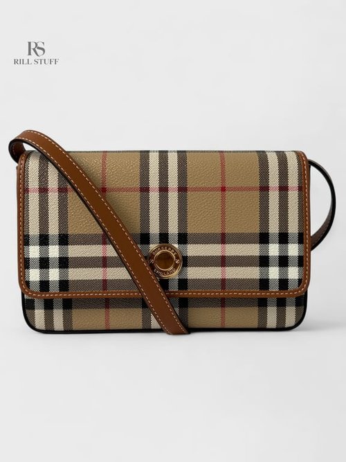 Сумка Burberry Hampshire Check Crossbody Bag