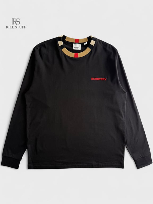 Лонгслив Burberry Icon Stripe 'Black'