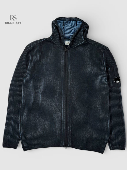 Кардиган C.P. Company Fleece Knit Hooded Full Zip Sweater