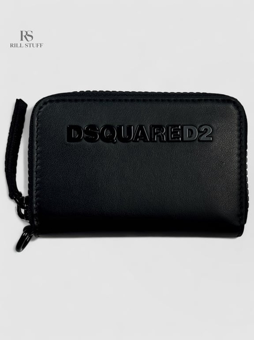Кошелек Dsquared2 Leather Wallet 'Black'