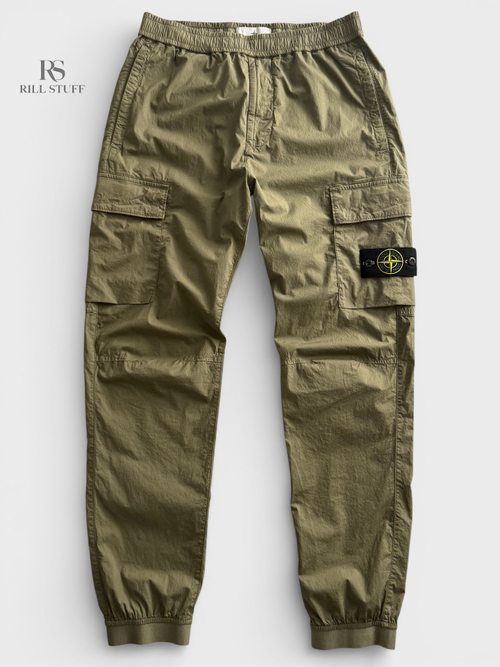 Брюки карго зауженного кроя Stone Island Stretch