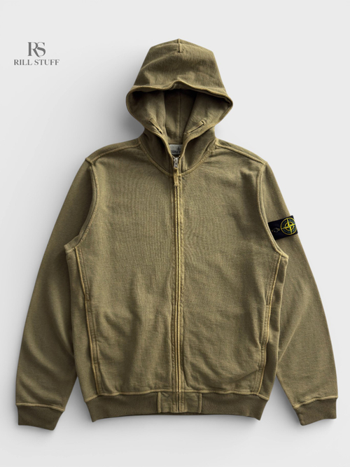Худи на замке Stone Island Full Zip 