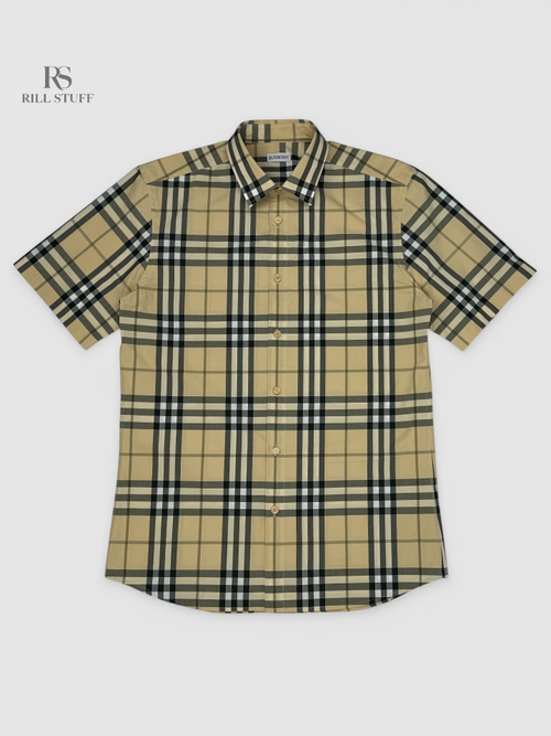 Рубашка Burberry Shefford Check Stretch Cotton Poplin Shirt