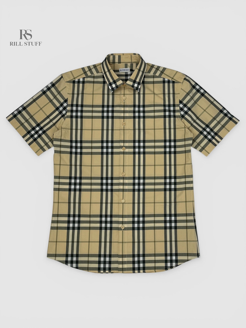 Рубашка Burberry Shefford Check Stretch Cotton Poplin Shirt