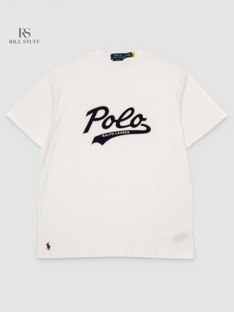 Футболка Polo Ralph Lauren Classic Fit Logo Jersey T-Shirt 'White'