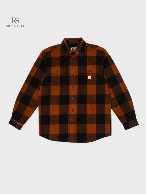 Рубашка Carhartt Rugged Flex Relaxed Fit Heavyweight Flannel Shirt