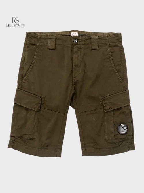 Шорты C.P. Company Stretch Sateen Cargo Lens Shorts