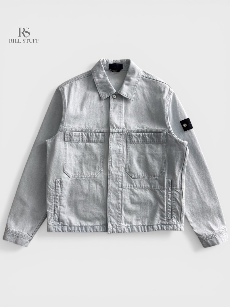 Джинсовая куртка Stone Island Ultra Bleached Denim Jacket