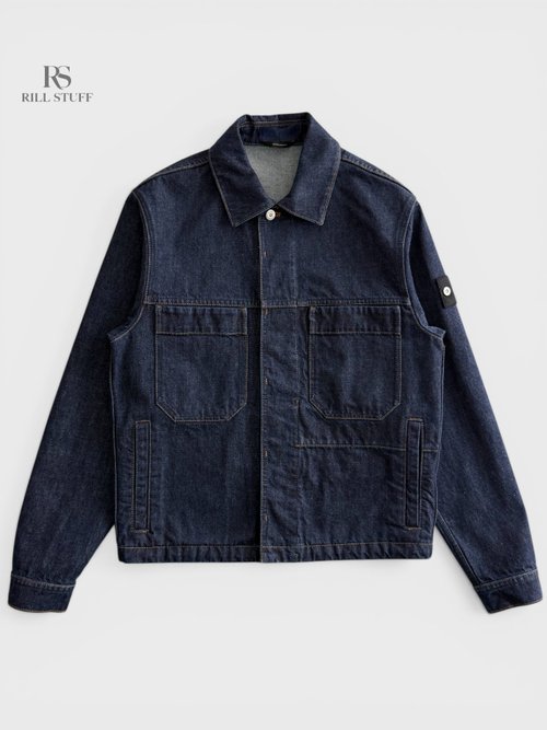Джинсовая куртка Stone Island Ultra Bleached Denim Jacket