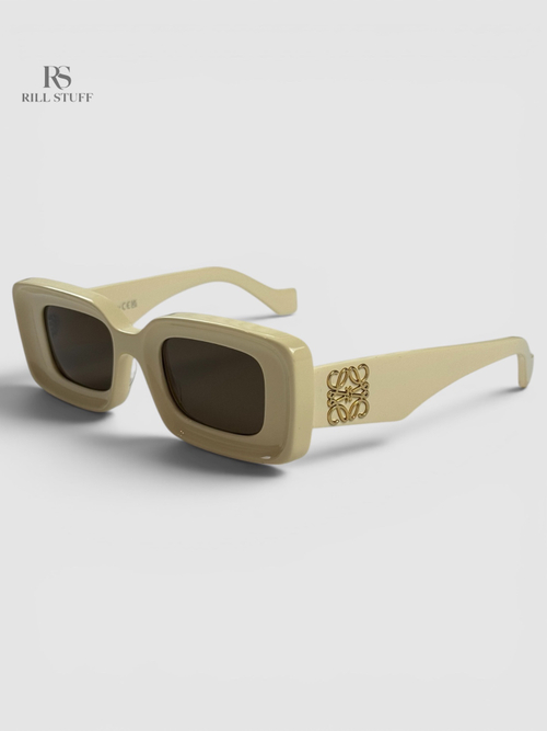 Солнцезащитные очки Loewe Brown Rectangular Ladies Sunglasses