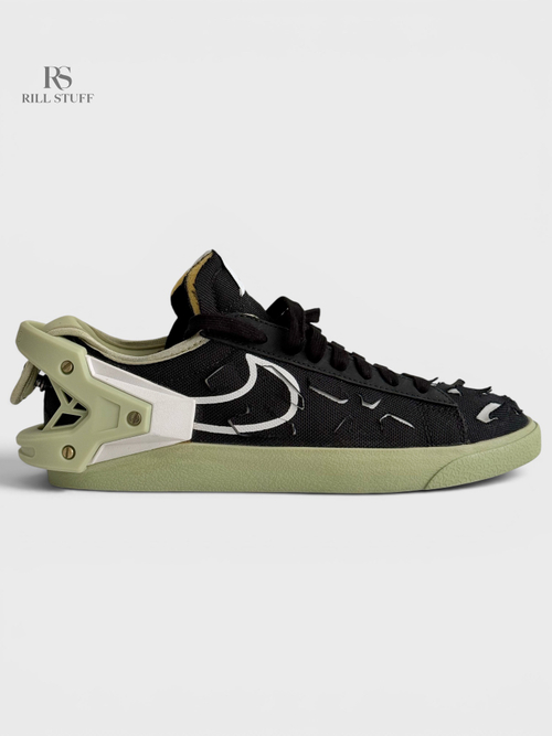 Кроссовки Nike Blazer Low Acronym 'Black Olive Aura'