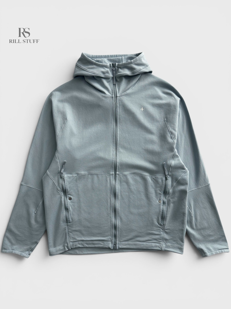 Худи на молнии Stone Island Stellina