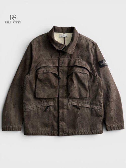 Куртка Stone Island Raso Gommato 3L Laser Camo