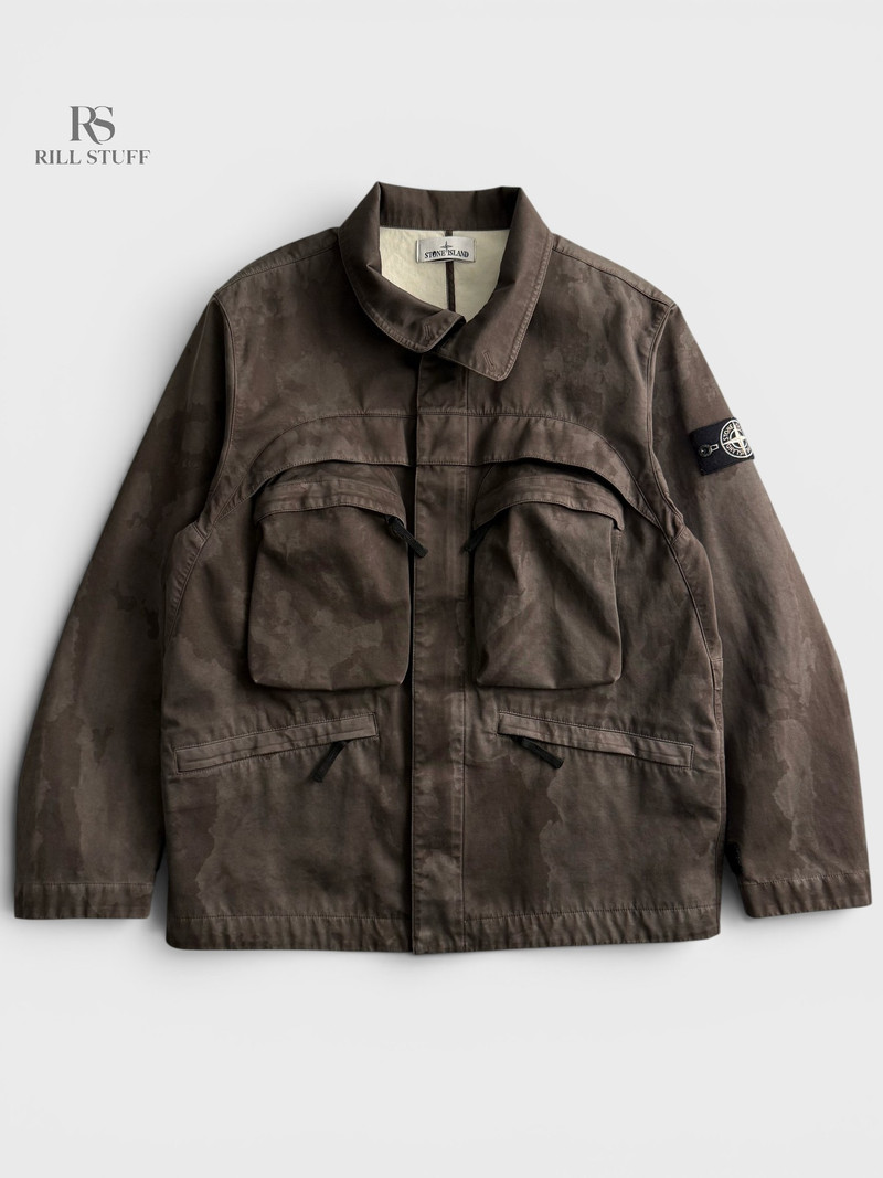 Куртка Stone Island Raso Gommato 3L Laser Camo