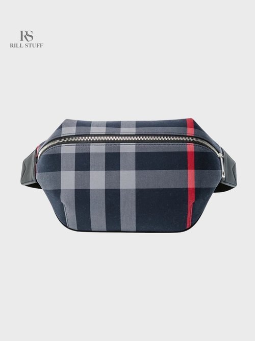 Сумка Burberry Sonny Check Belt Bag 'Navy/Grey'