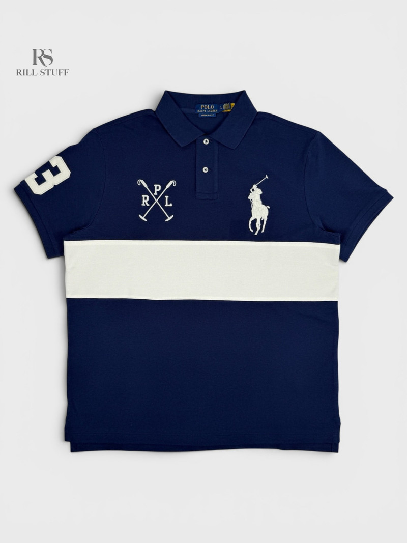 Поло Polo Ralph Lauren Polo Shirt Custom Slim Fit with Big Pony