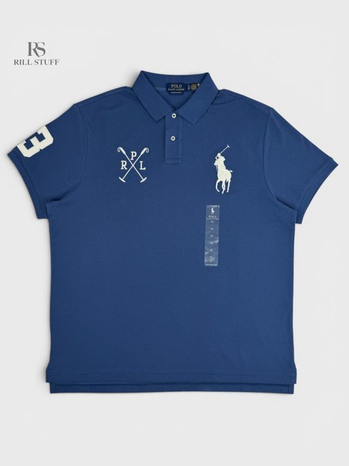 Поло Polo Ralph Lauren Polo Shirt Custom Slim Fit with Big Pony