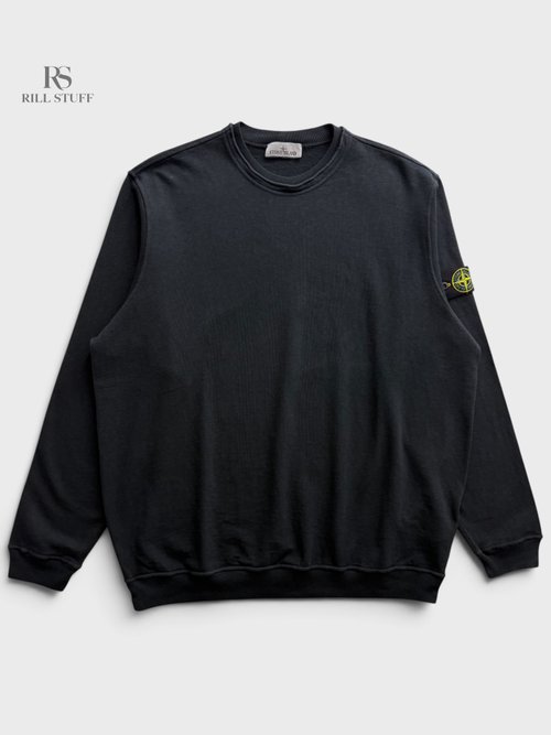 Свитшот Stone Island Malfilé Cotton Sweatshirt ' темно-синий'