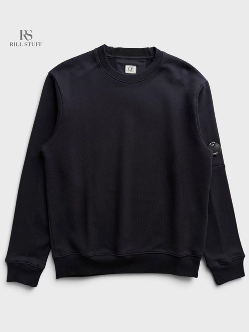 Свитшот C.P. Company Goggle Lens Sweatshirt темно-синий