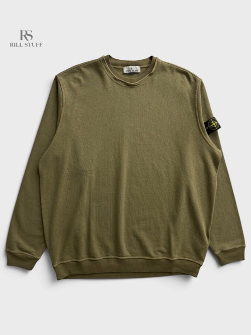 Свитшот Stone Island Malfilé Cotton Sweatshirt ' темно-синий'