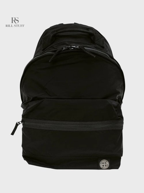 Рюкзак Stone Island Backpack Coated Nylon Metal In ECONYL® 'Black'
