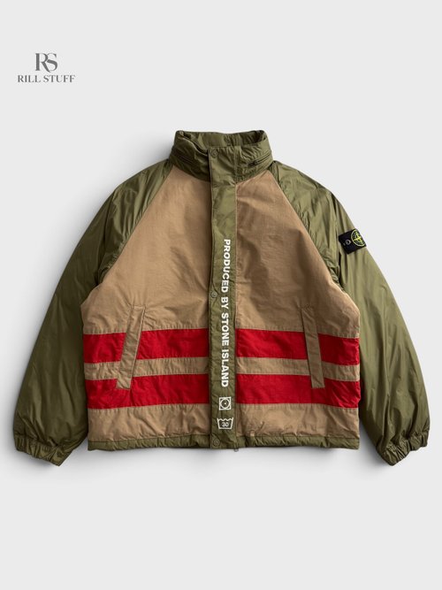 Двусторонний пуховик Supreme x Stone Island Down Jacket